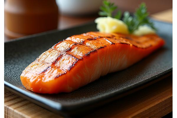 焼きたての香ばしい秋刀魚の塩焼き