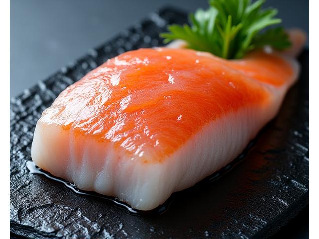 美しく盛り付けられた新鮮な鯛