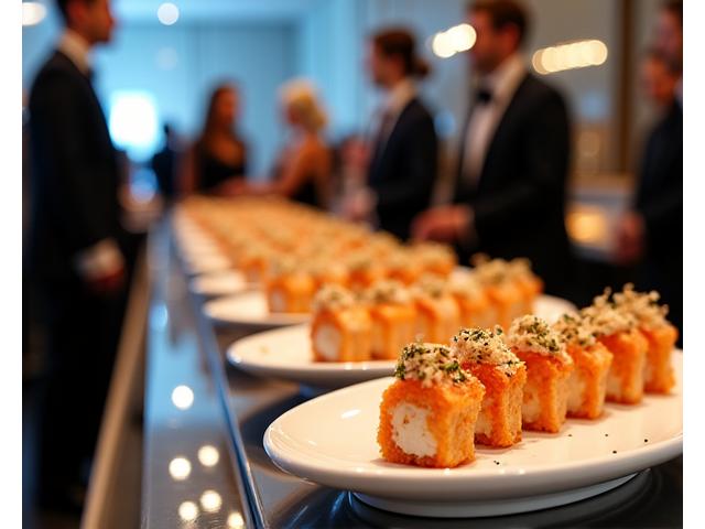 華やかな企業のレセプションパーティー会場