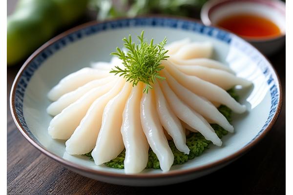 湯引きされた美しい鱧料理